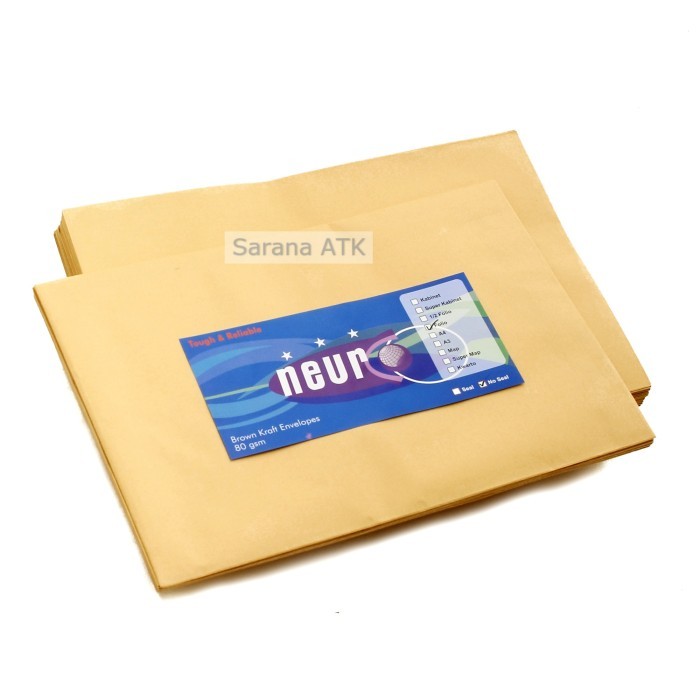 

Neuro - Amplop Coklat Ukuran Folio Non Seal [ 1 Pack ]