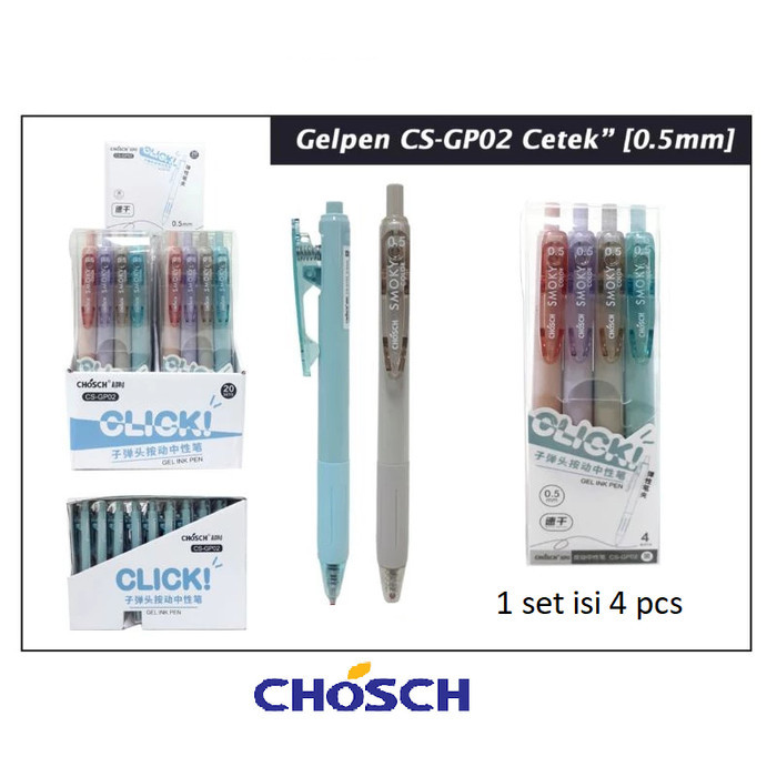 

Gel Pen Pulpen Pena Chosch CS-GP02 0.5 mm