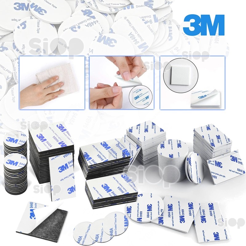 3M Double Tape Foam Busa  Kotak & Bulat Super Quality