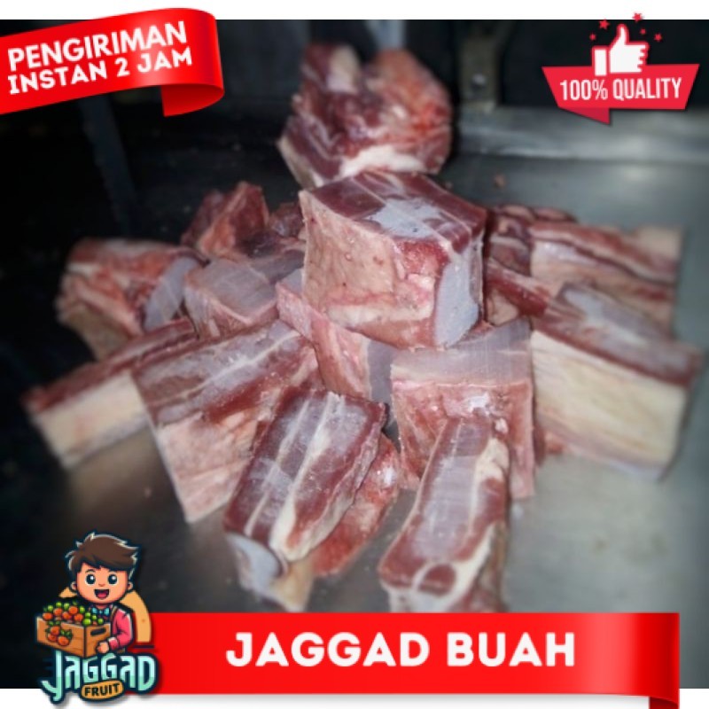 

Daging iga sapi lokal - 1kilogram JAGGA FRUIT