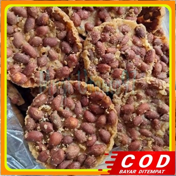 

peyek full kacang 1kilogram peyek kacang bulat