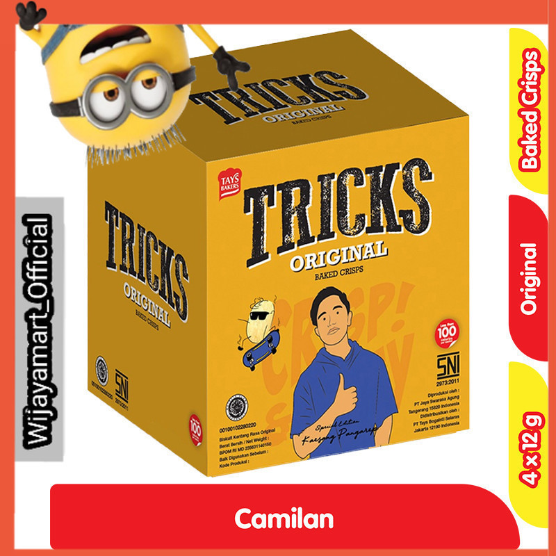 

Tricks Biskuit Kentang Original 4 x 12 g