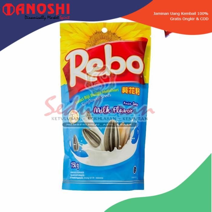 

KUACI REBO VARIAN MILK-BIJI BUNGA MATAHARI UKURAN 150 GRAM-COCOK UNTUK CEMILAN DI RUMAH