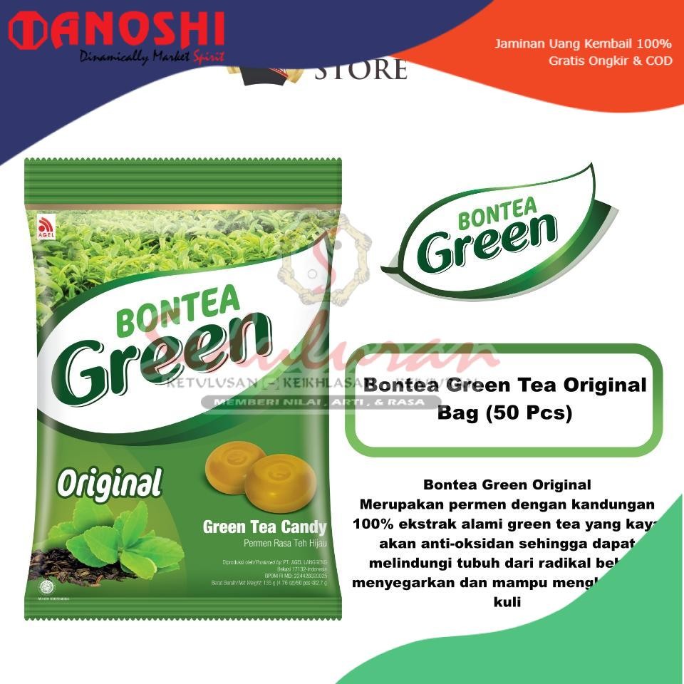 

PERMEN BONTEA GREEN ORIGINAL 1 PACK ISI 50 BIJI-PERMEN BONTEA GREEN ORIGINAL