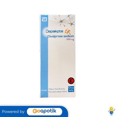 Depakote Er 500 Mg Botol 100 Tablet