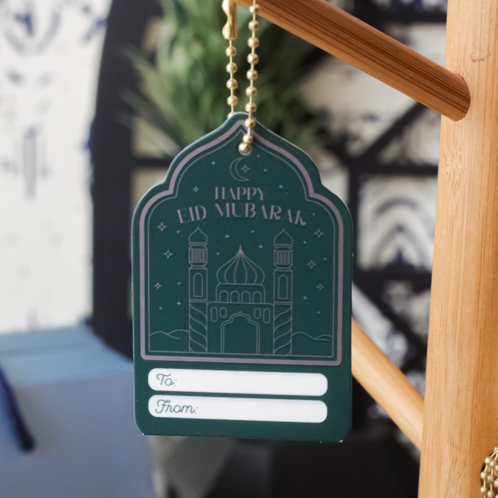 

Fastpack | 10 Pcs Gift Tag Hijau Tua lebaran Include Rantai