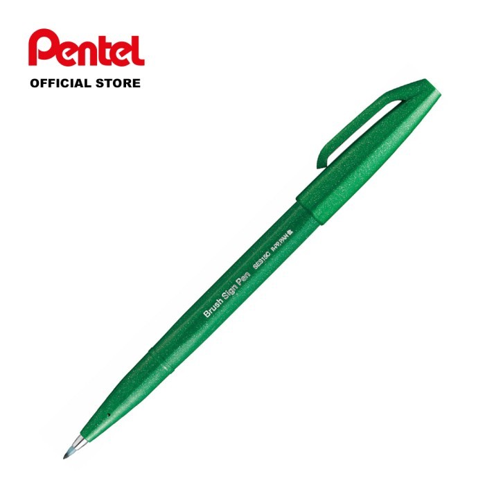 

PRODUK TERLARIS Pentel Brush Sign Pens Fude Touch - Hijau