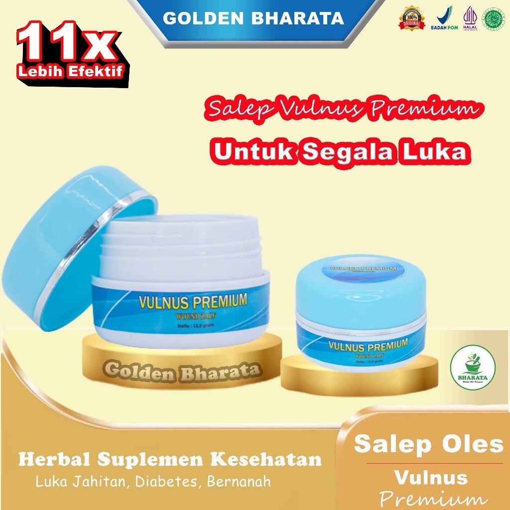 Salep Luka Ampuh Luka Bakar Luka Diabetes Luka Jahitan Asli Vulnus BharataOriginal
