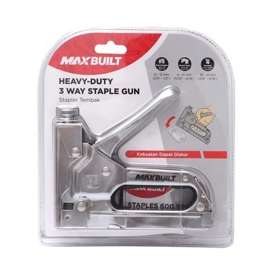 

Maxbuilt Heavy Duty Staple Gun 3 Away 4-14 mm | Staples Tembak