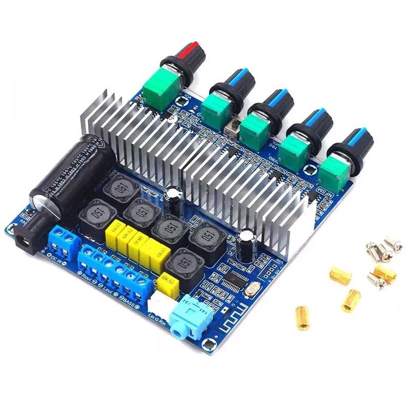 2*50W+100W TPA3116D2 Bluetooth 5.0  Power Subwoofer Amplifier Board 2.1 Channel TPA3116 HIFI Audio S