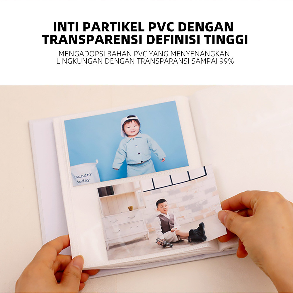 HKJ Buku Album Foto Polaroid 3R / Collection Book Foto Laminating Murah ALBUM FOTO ISI 200 PCS ALBUM
