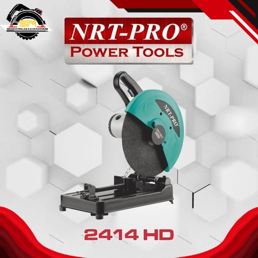 CUT OFF / MESIN POTONG BESI 14"+ BATU POTONG 2414 HD NRT-PRO