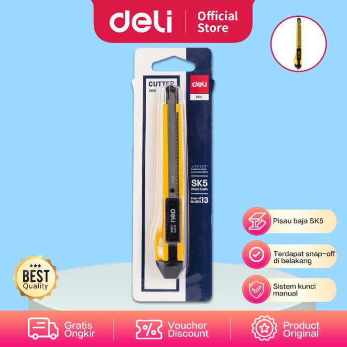 

DELI E2031 Pisau Cutter Small Cutter