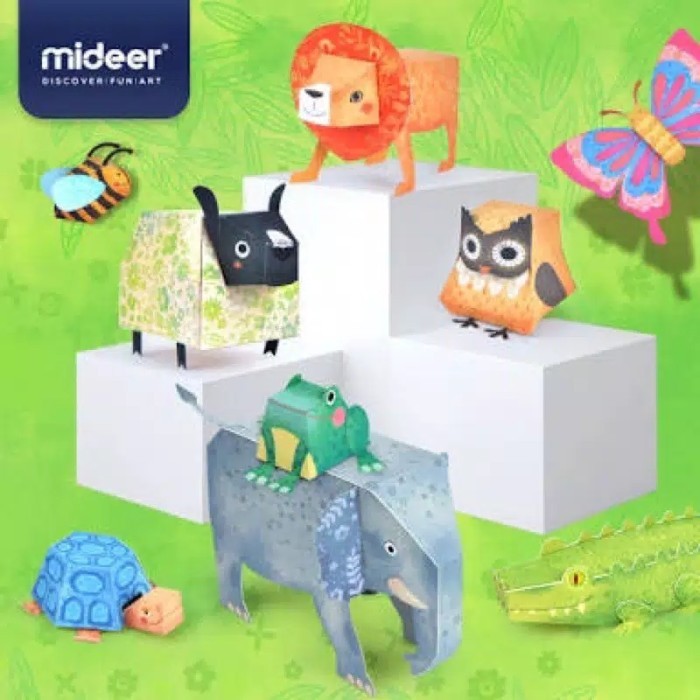 

Lilbil Mainan Kertas origami Lipat 3D Paper Craft Mideer origami - Plane