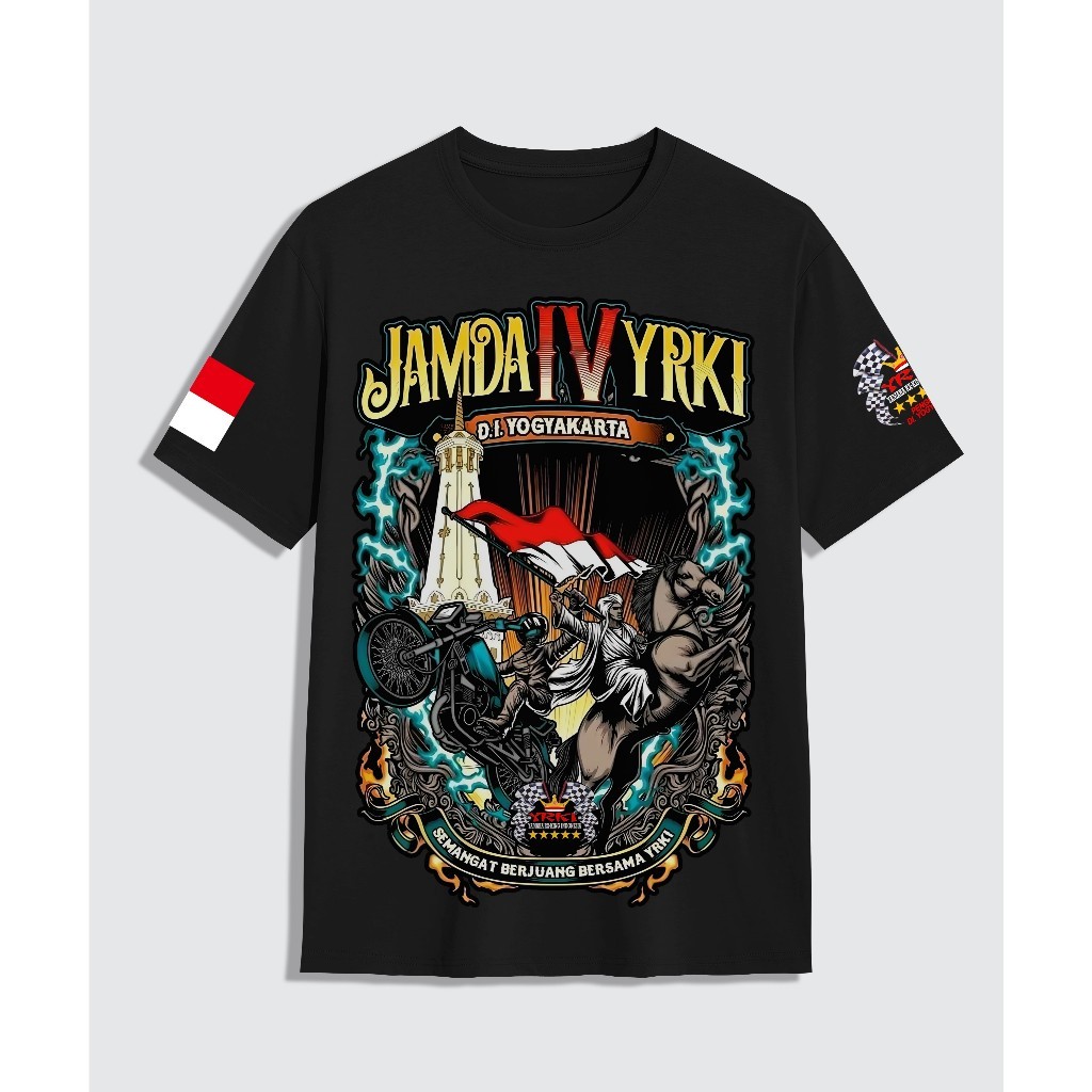 VISSION OFFICIAL Kaos Rx-King Kaos Jamda IV YRKI / Kaos RX-King Jambore daerah IV Yogyakarta / Kaos 