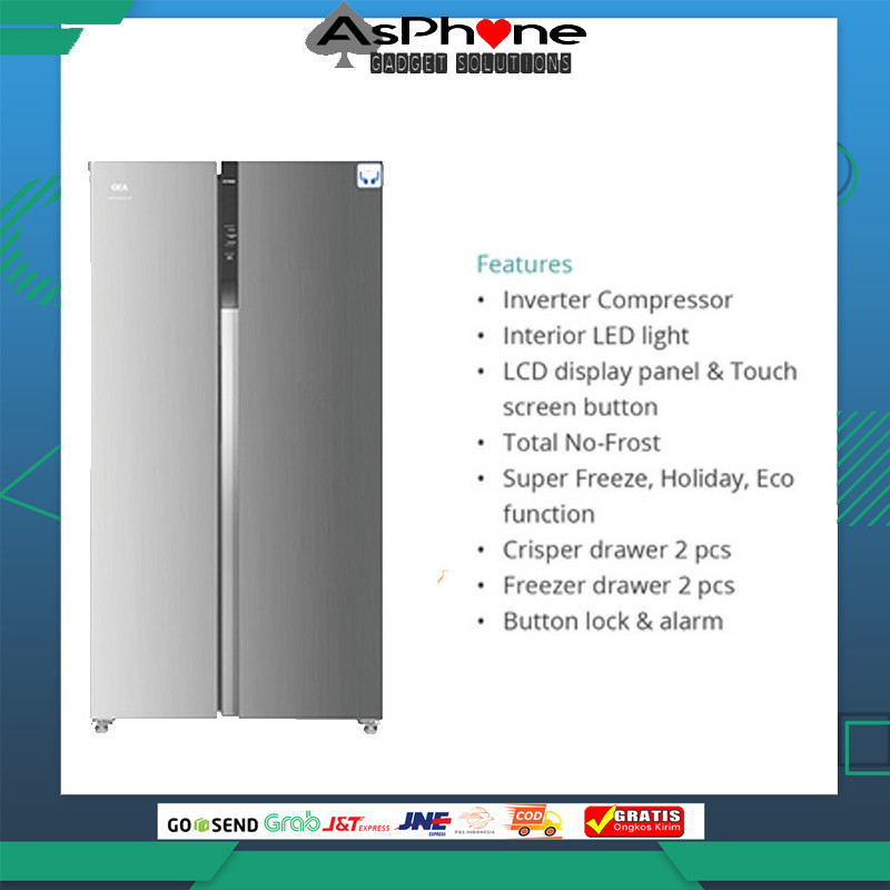 Home Refrigerator GEA G2D-623 INOX/Kulkas Gea G2D 623 Inox