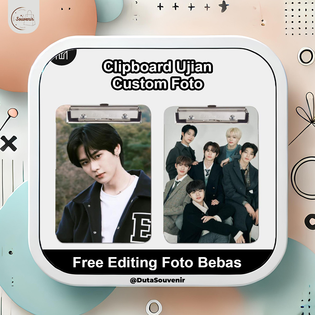 

Clipboard/Tatakan Ujian Custom Foto – Desain Bebas, Harga Terjangkau