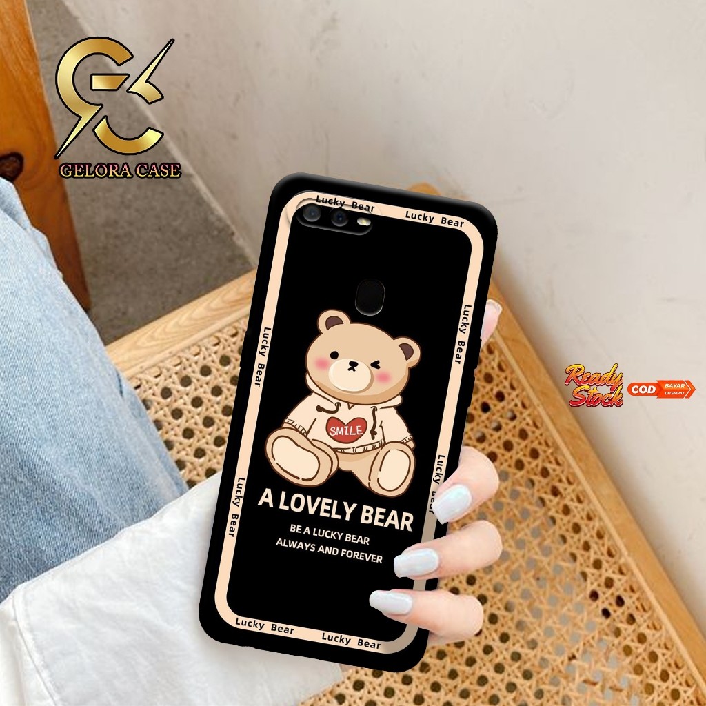 Case Oppo A5s A12 F5 A11K - Softcase Oppo A5S A12 A11K A12 - Motif case Bear - OPPO - Casing Oppo A5