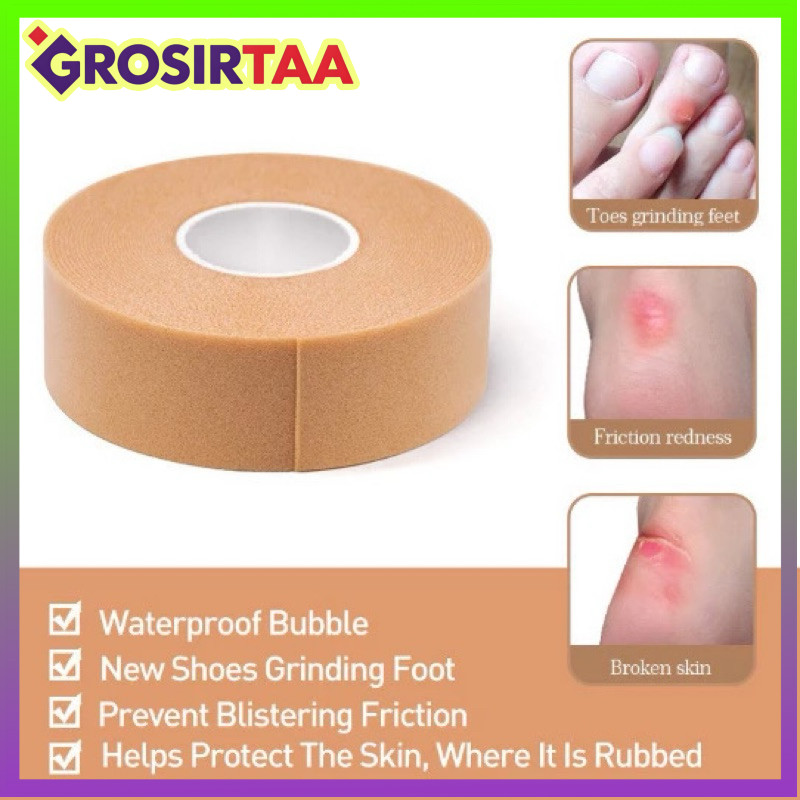 COD Makassar Roll Plester Pelindung Kaki Anti Lecet Serbaguna / Stiker Tape Pelindung Tumit Dan Jari