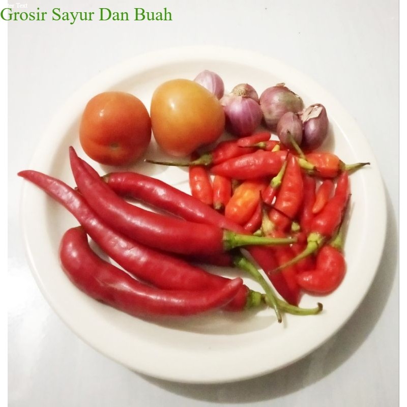

Paket Sambelan Campur Hemat / Paket Bumbu Sambel Siap Ulek
