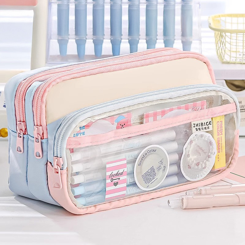 

Inkpals Cute Girls Pencil Case Large Capacity Children'S Kawaii School Cases Pouch Big Back To School Bag Organizer Box For Pens