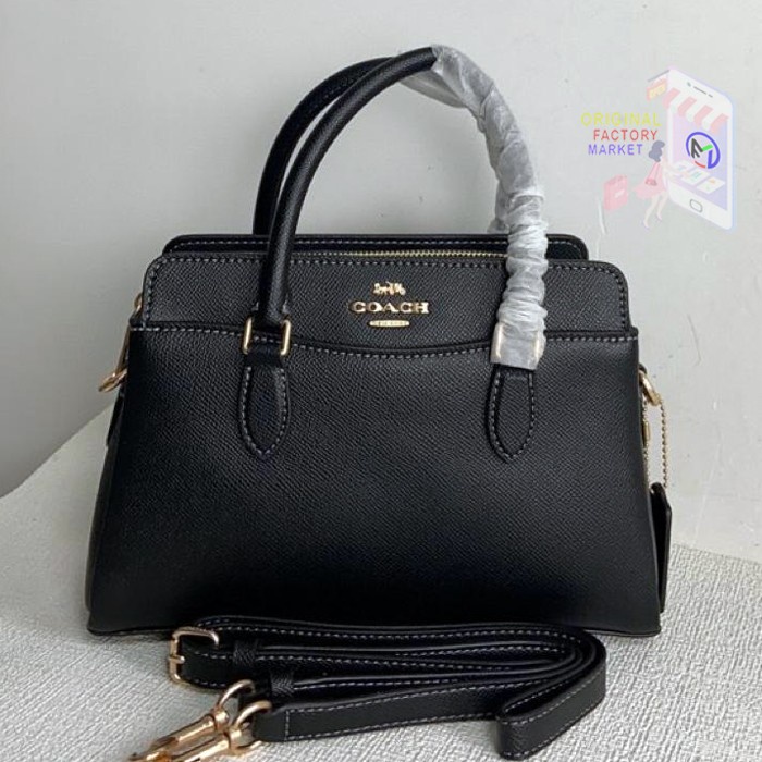 TAS CH297 Mini Darcie Carryall in Black Crossgain Leather Lls