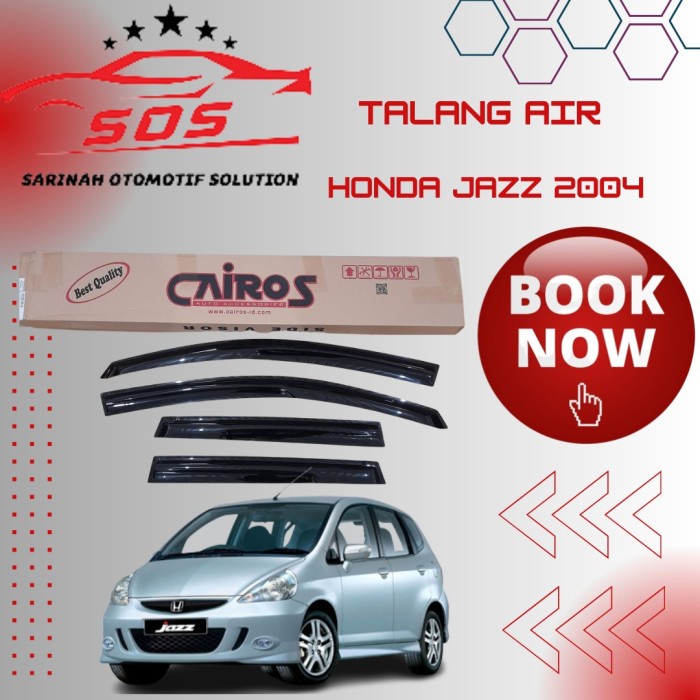Talang Air Honda Jazz GD3 2004 2006 Model Mugen Cairos