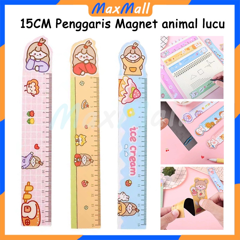 

Pengaris Lentur Flexible Magnet Motif Lucu 15cm Pengaris Anak Sekolah Pengaris Sekolah Kantor Motif Lucu Penggaris Magnet animal lucu