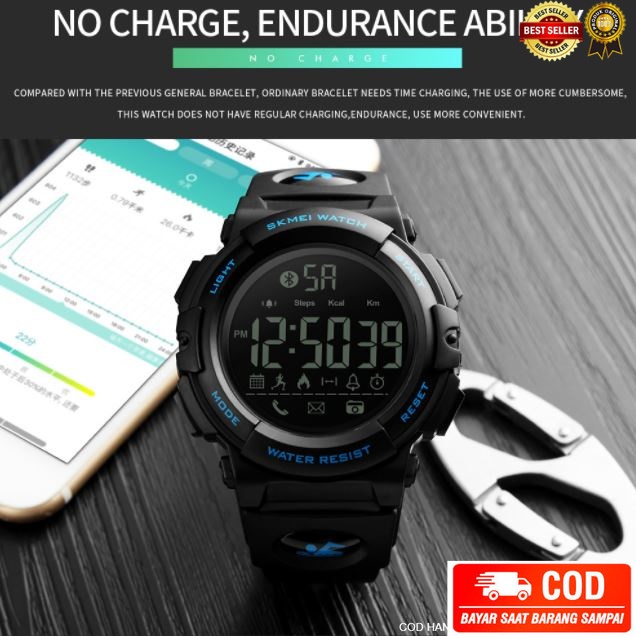 SKMEI Jam Tangan Olahraga Smartwatch Bluetooth - 1303