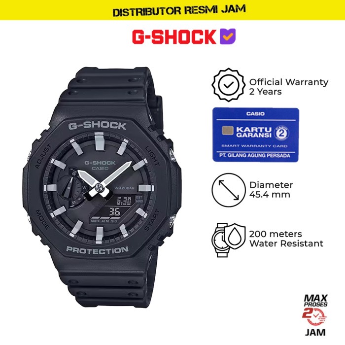 G SHOCK GA 2100 1ADR GA-2100-1ADR GARANSI RESMI PT GAP