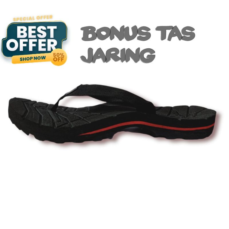 (COD) (Bisa COD) sandal jepit gunung kinkajou pinch outdoor/sandal jepit gunung pria wanita/sandal g