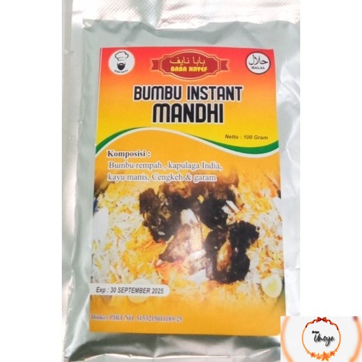 

Bumbu Instan Baba Nayef 100gr ; Mandhi ; Kebuli ; Bukhori ; Kabsah - Mandhi