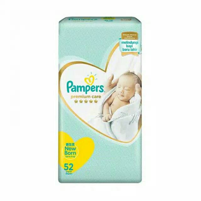 Promo PAY DAY Pampers premium care tape newborn 52
