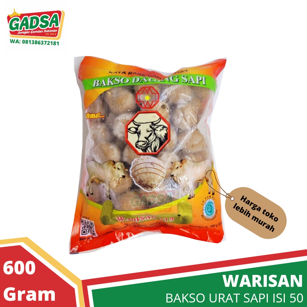 

Bakso Sapi Urat Warisan isi 50