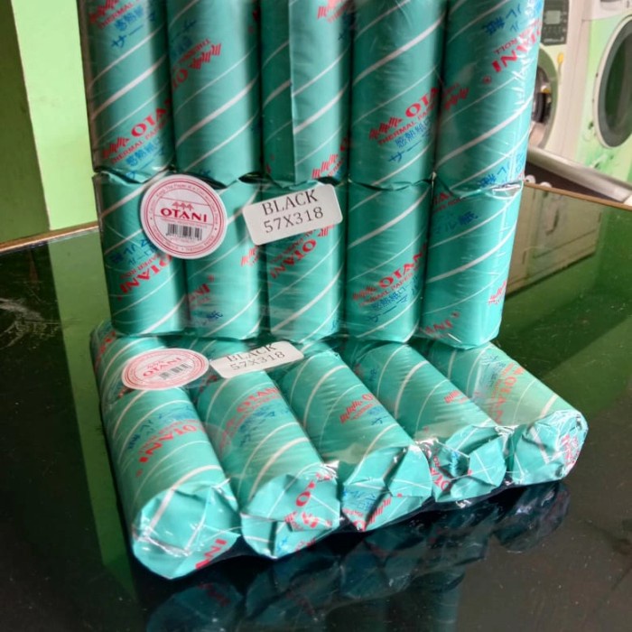 

Kertas Thermal Kertas Print 57 x 318 Hitam SC27