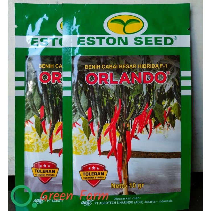 Benih Cabe Merah Besar ORLANDO By ESTON SEED 10gr
