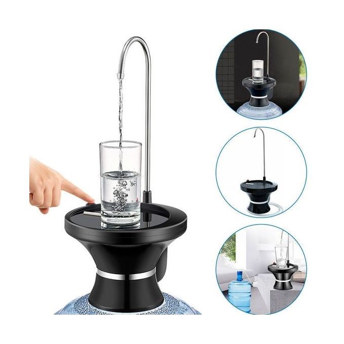 Pompa Dispenser Air isi Ulang Tatakan Gelas Atas Otomatis Portable