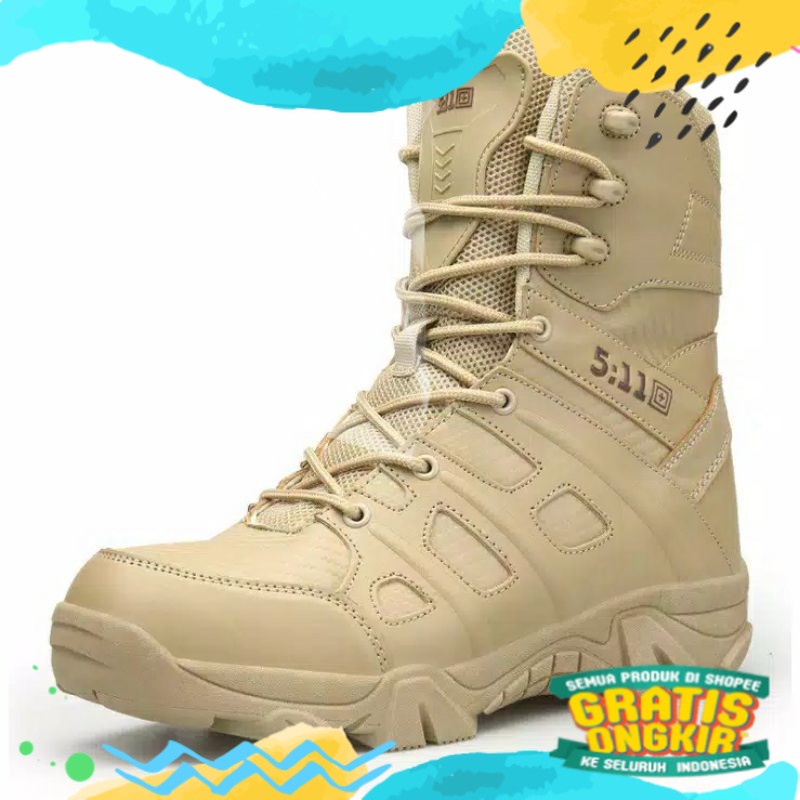Sepatu Tactical 5.11 Pdl Original&Import ,Sepatu Satpol-PP,Tni/ Karet