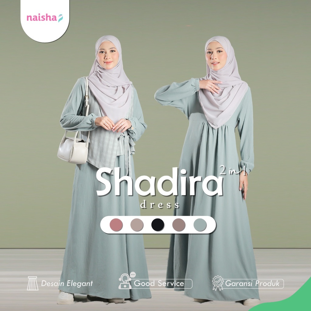 NAISHA OFFICIAL - Shadira Dress | Dress with Korean Vest