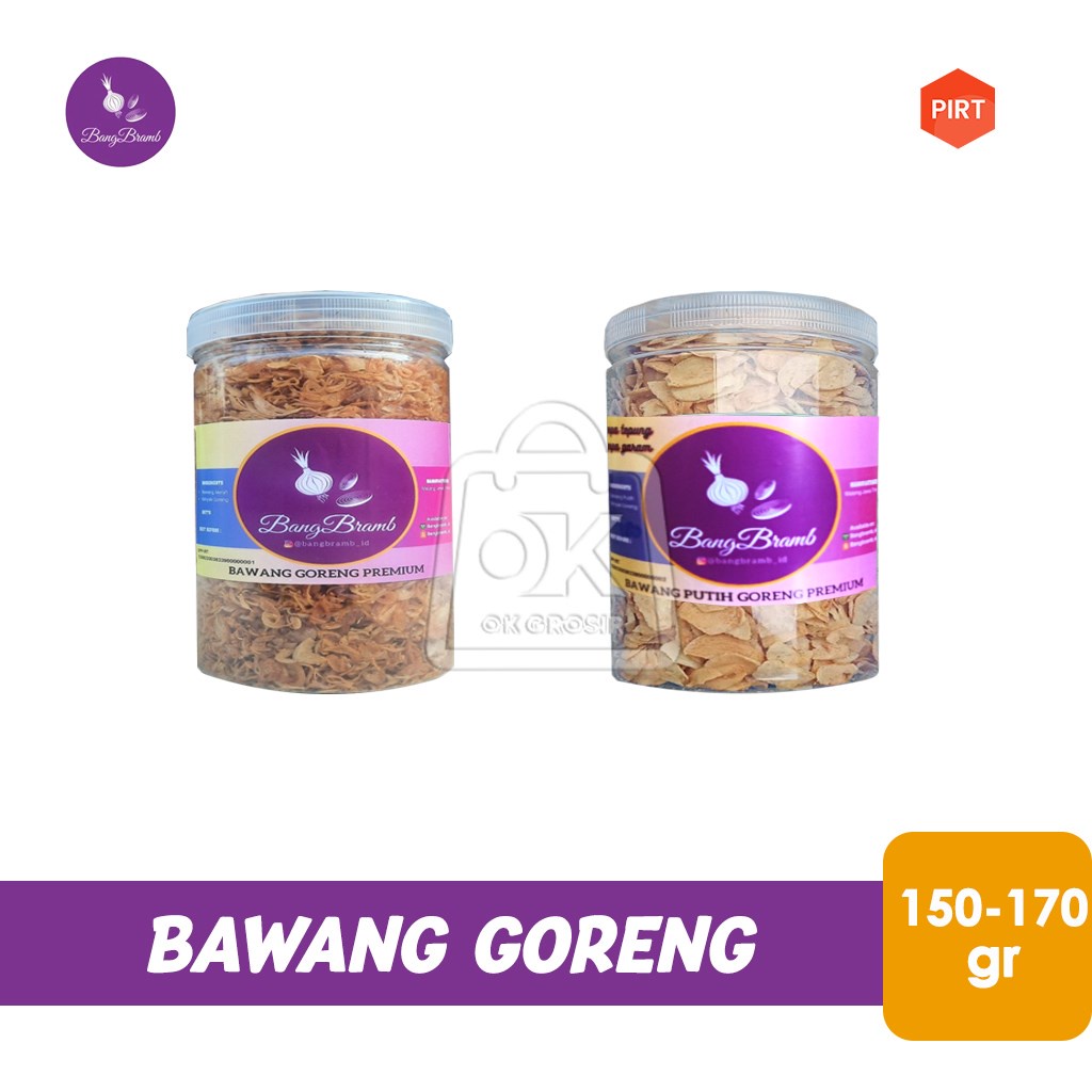 

Bawang Goreng /Bawang Merah Goreng /Bawang Putih Goreng (Botol Besar)