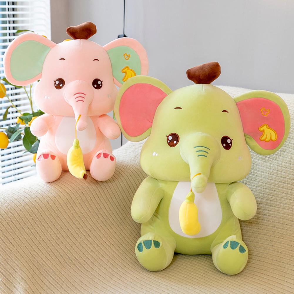 Boneka gajah Belalai Pisang - Boneka Gajah Lucu dan Imut - Halus dan lembut Cocok untuk Kado anak an