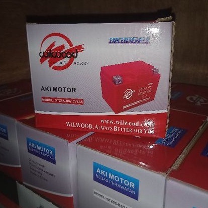 AKI MOTOR KERING WILWOOD GTZ5S GTZ5-S 12V 5AH | AKI BEAT AKI KARISMA AKI VARIO MURAH AKI MURAH BEBEK
