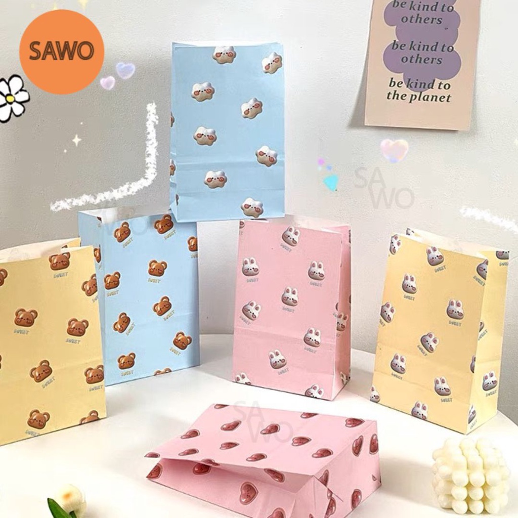 

Paper Lunch Bag Kantong Bingkisan Hadiah Kado Goodie Bungkus