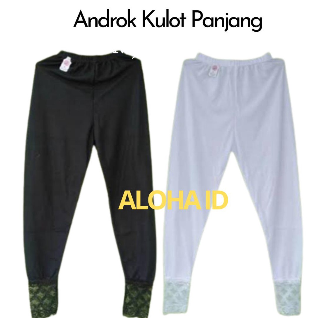 Androk celana panjang wanita daleman gamis renda