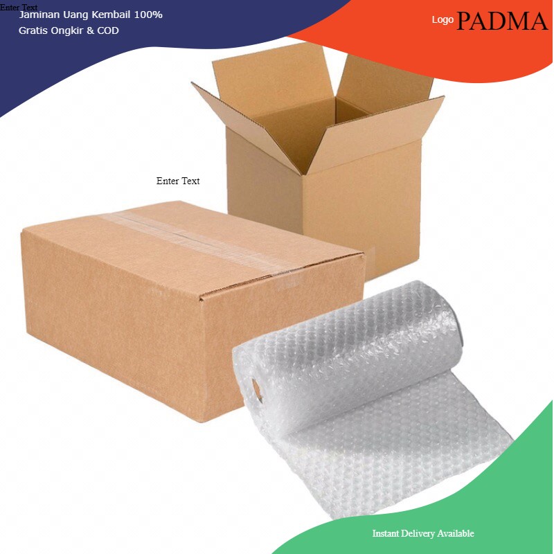 

PADMA- PENGEMASAN DENGAN KARDUS DAN BUBBLE WRAP/ SAFETY PACKING PADMA