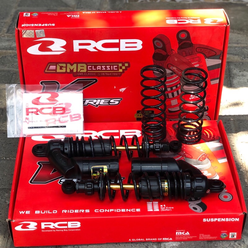 shock belakang skok rcb v series uk 320mm shock tiger rcb premium black