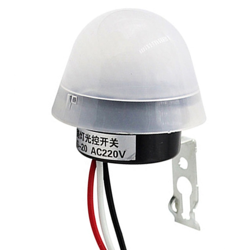 Sensor Lampu Otomatis Automatic Day Light Switch Sensor Cahaya AS-10 AC-220V Otomatis Cahaya