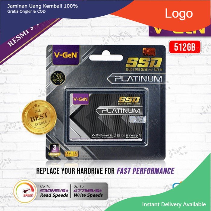 SSD V-Gen 512GB - Sata 3 VGen 512 GB