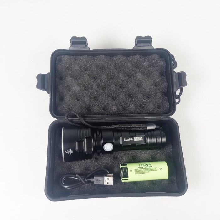 Senter LED USB Rechargeable P70 50W 1000 Lumens XLM-P70