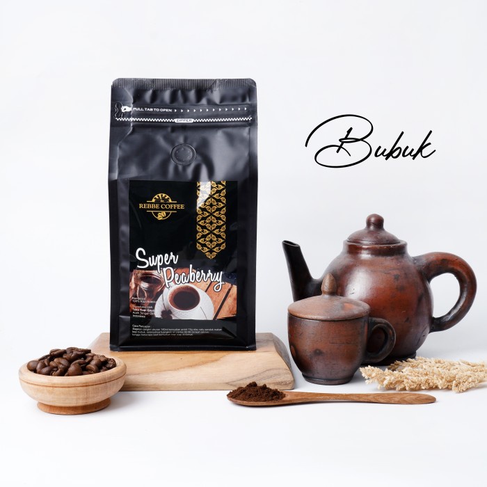 

KOPI BUBUK ACEH GAYO ARABICA PEABERRY 1KG